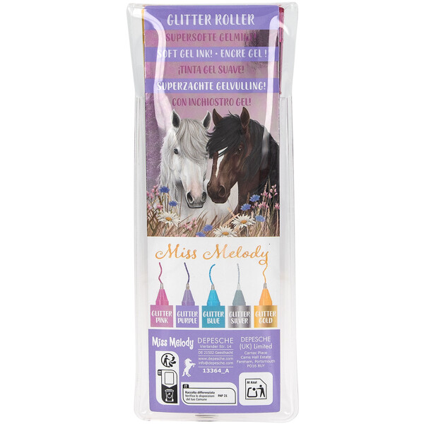 Miss Melody Glittergelpennor 5-pack (Bild 4 av 4)