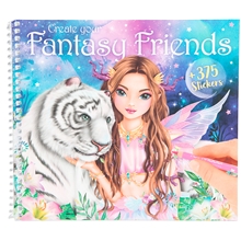 Fantasy Friend Designbok med Klistermärken