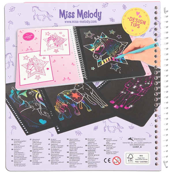 Miss Melody Magic Scratch Bok (Bild 4 av 4)