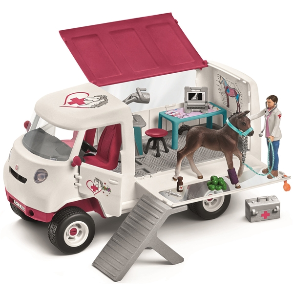 Schleich 42370 Veterinärbuss (Bild 1 av 7)