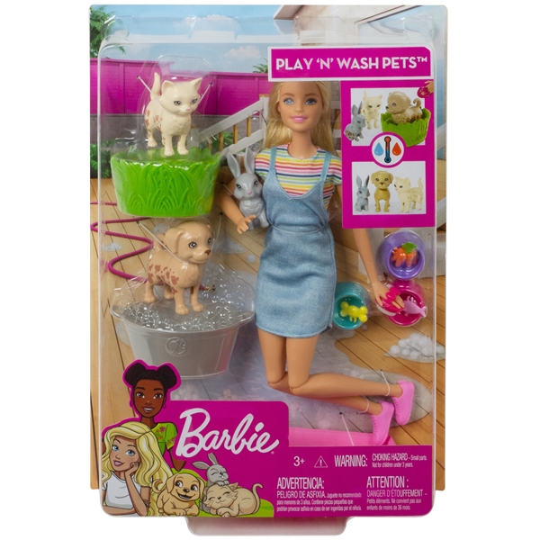 Barbie Play & Wash Husdjur Lekset (Bild 2 av 3)