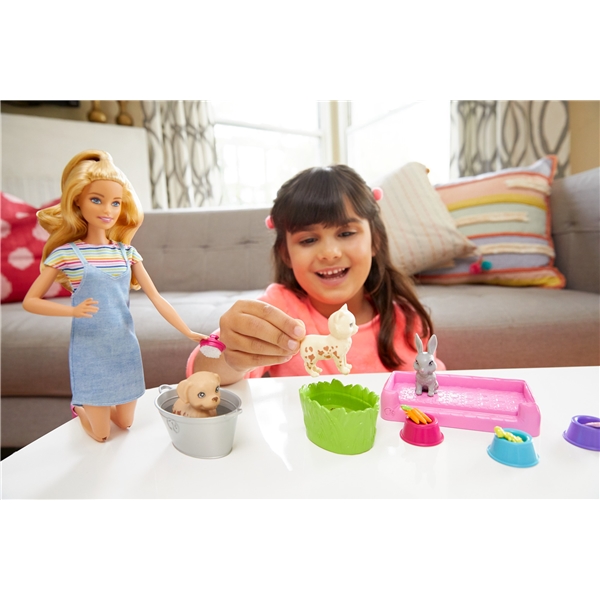 Barbie Play & Wash Husdjur Lekset (Bild 3 av 3)