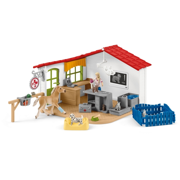 Schleich 42502 Veterinär med Djur (Bild 1 av 8)