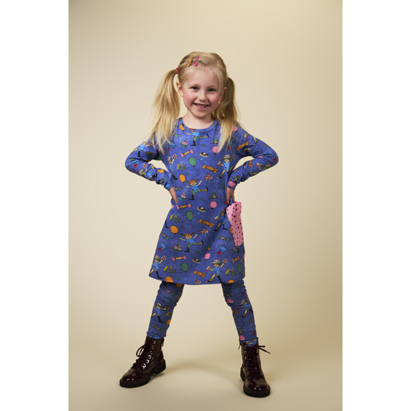 Fest Pippi Klänning Denim (Bild 5 av 5)