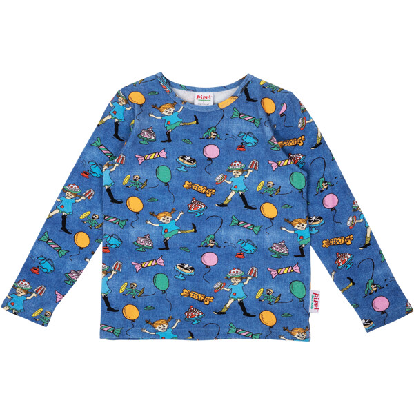 Fest Pippi Tröja Denim (Bild 1 av 3)