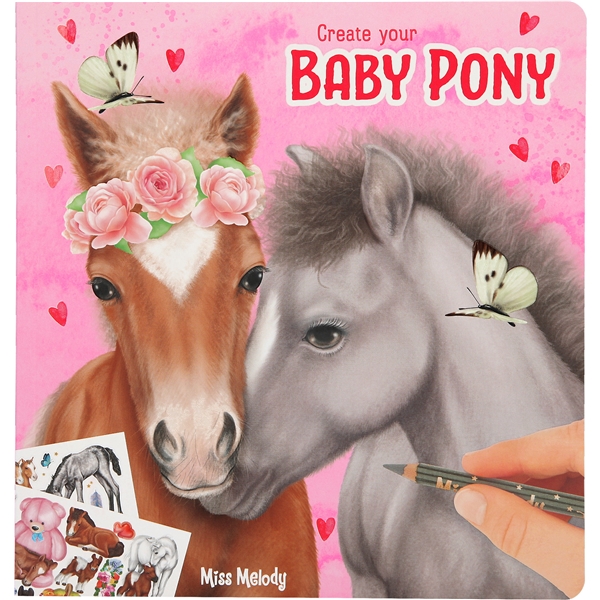 Miss Melody Målarbok Create Your Baby Pony (Bild 1 av 2)