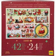 Kunnas Pusselkalender Jultomtar