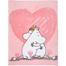 Mumin Fleecefilt Kram Rosa