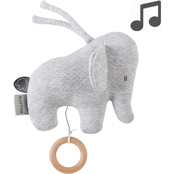 Speldosa Mini Tembo Elefant Quiltad