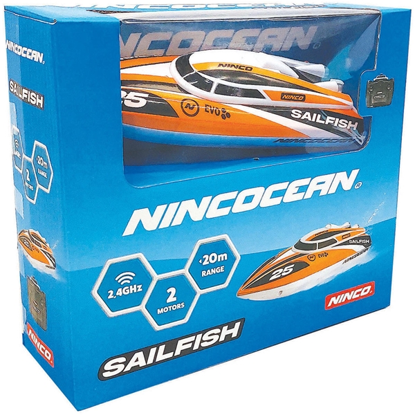 Ninco Nincocean Radiostyrd Sailfish Båt (Bild 1 av 4)