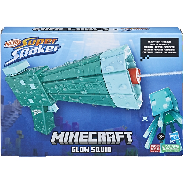 NERF Super Soaker Minecraft Glow Squid (Bild 2 av 4)