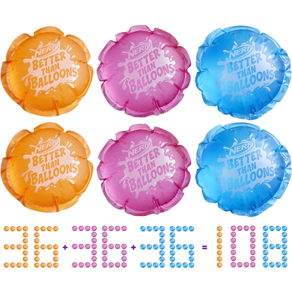 NERF Super Soaker Better Than Balloons 108 Core (Bild 2 av 4)