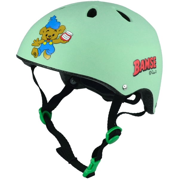 Nordic Hoj Bamse Skatehjälm Grön (Bild 1 av 2)