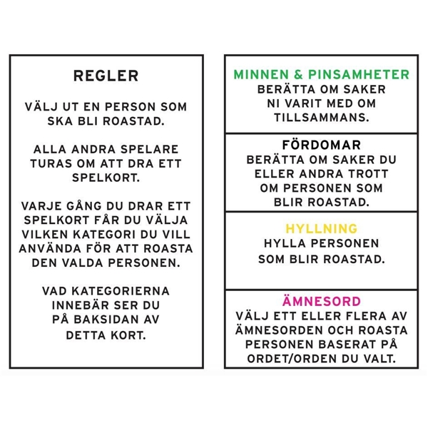 Partyspel: Roast (Bild 2 av 4)