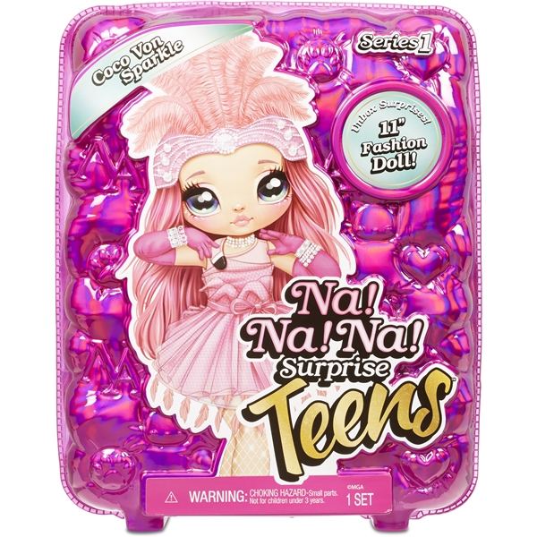 Na! Na! Na! Surprise Teens Doll- Coco Vo Sparkle (Bild 1 av 3)