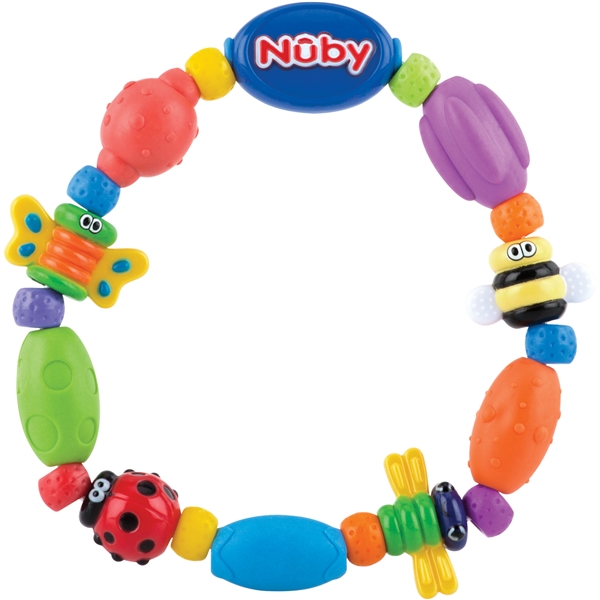 Nuby Teether Hard/Soft Bug-a-Loop (Bild 1 av 2)