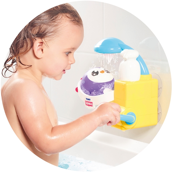 TOMY Badleksak Peryn Shower & Scrub (Bild 2 av 3)