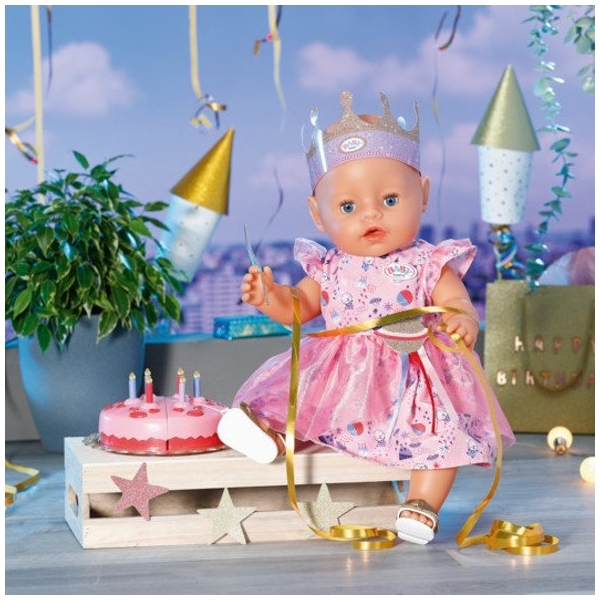 BABY born Deluxe Happy Birthday Set 43cm (Bild 3 av 5)