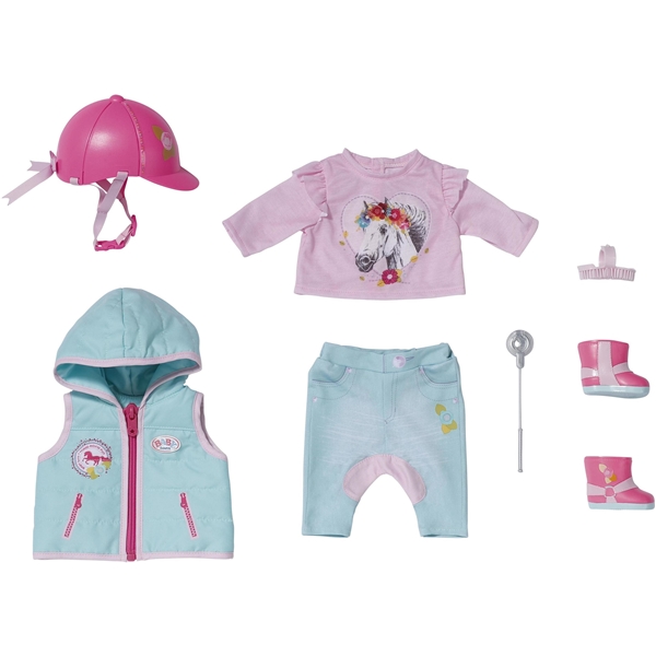 BABY born Lyxig Rid Outfit 43 cm (Bild 1 av 3)