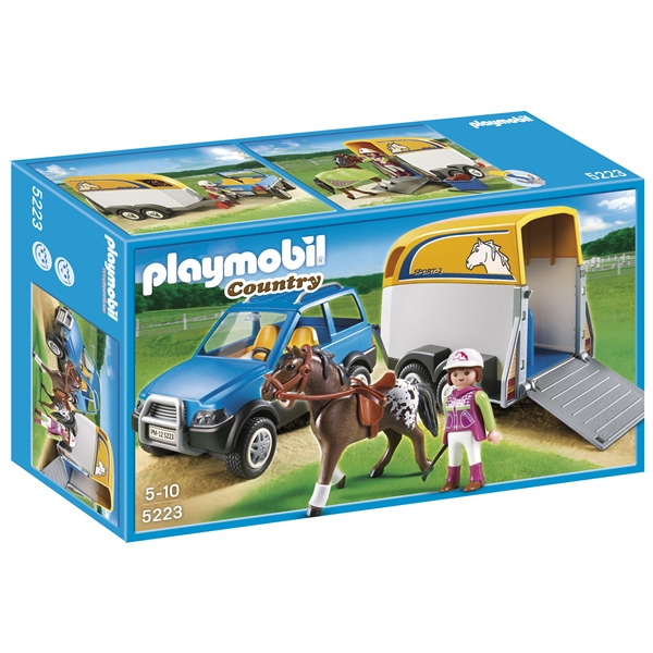 5223 Playmobil Bil med Hästsläp (Bild 1 av 2)