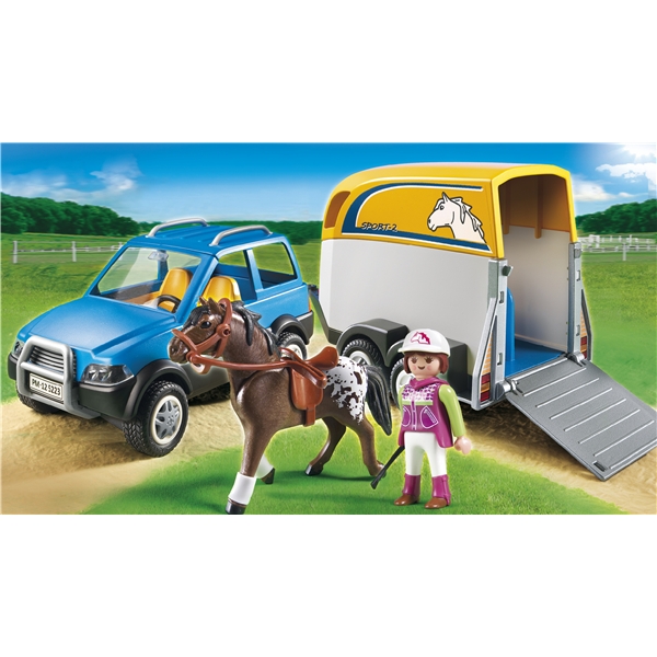 5223 Playmobil Bil med Hästsläp (Bild 2 av 2)