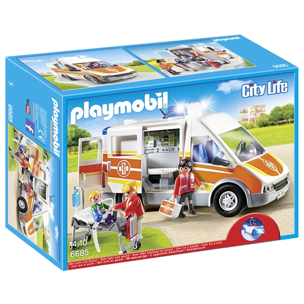 6685 Playmobil Ambulans med Ljus och Ljud (Bild 1 av 2)