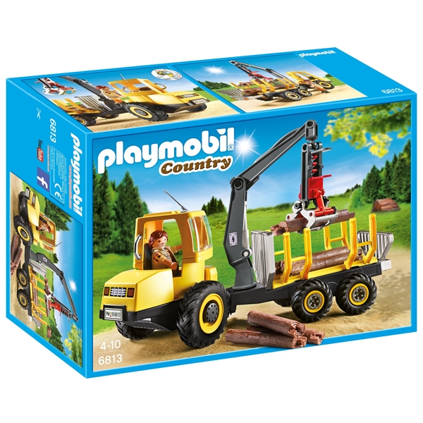 6813 Playmobil Trätransport med Kran (Bild 1 av 3)