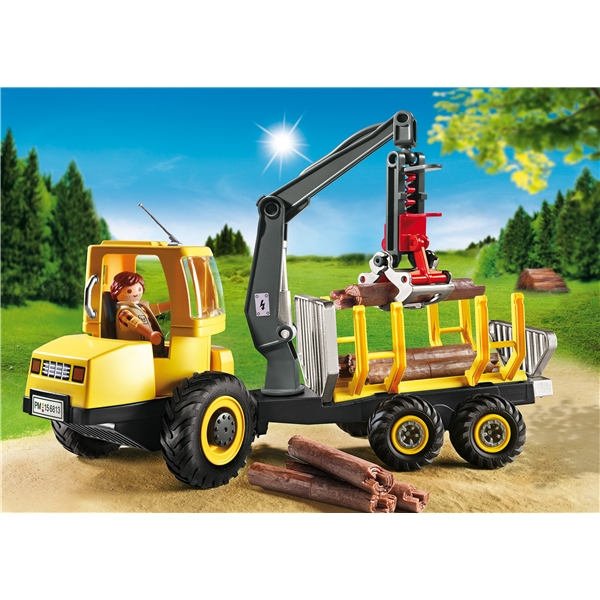 6813 Playmobil Trätransport med Kran (Bild 3 av 3)