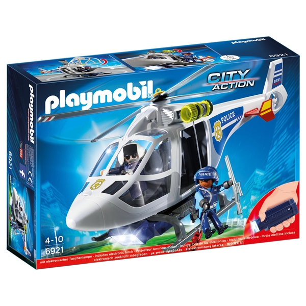 6921 Playmobil Polishelikopter med LED-sökljus (Bild 1 av 3)