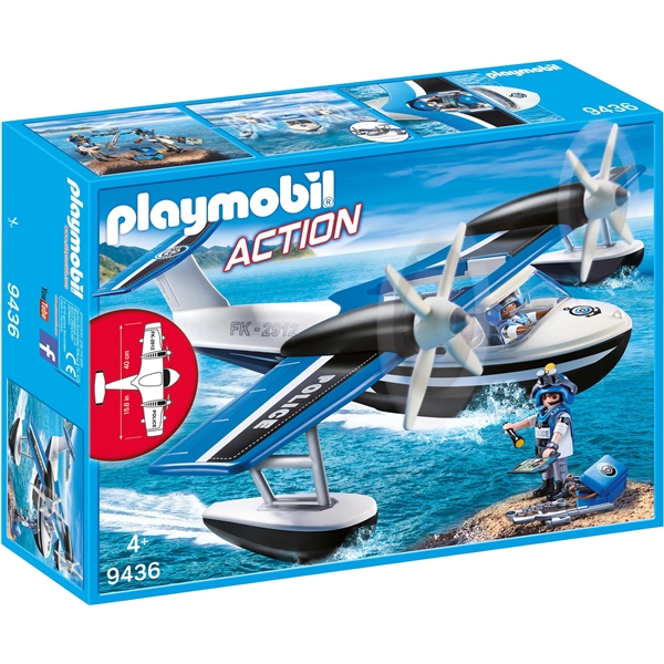 9436 Playmobil Polisflygplan (Bild 1 av 3)