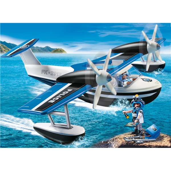 9436 Playmobil Polisflygplan (Bild 3 av 3)