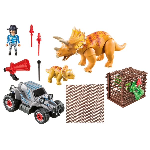 9434 Playmobil Jeep med dinosaurusnät (Bild 2 av 6)