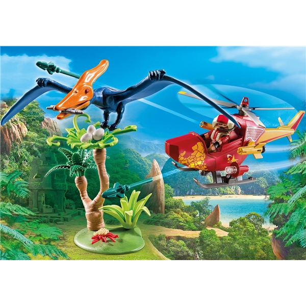 9430 Playmobil Helikopter med flygosaurus (Bild 3 av 4)