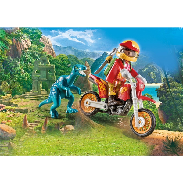 9431 Playmobil Motorcrosscykel med raptor (Bild 3 av 3)