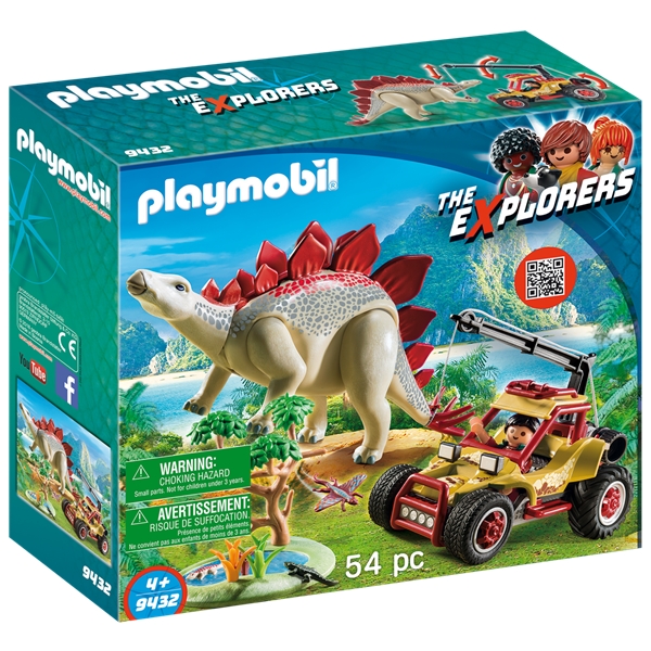 9432 Playmobil Forskarmobil med stegosaurus (Bild 1 av 3)