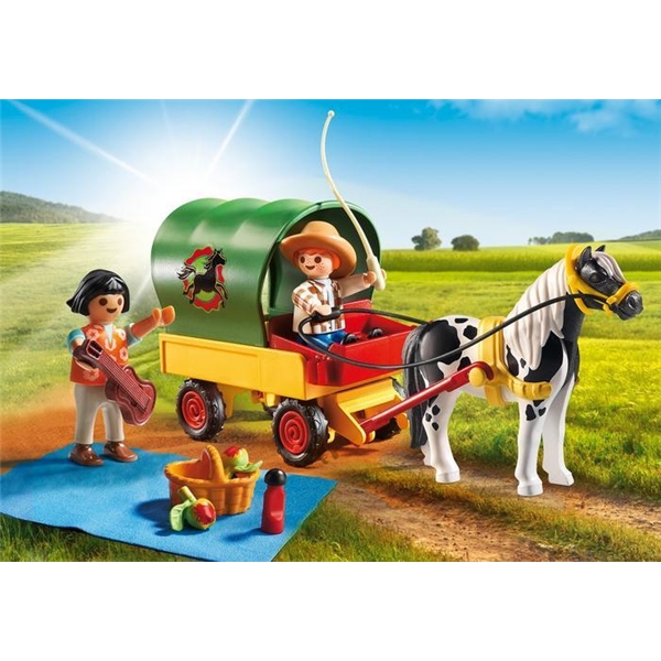 6948 Playmobil Picknick med ponnyvagn (Bild 4 av 4)