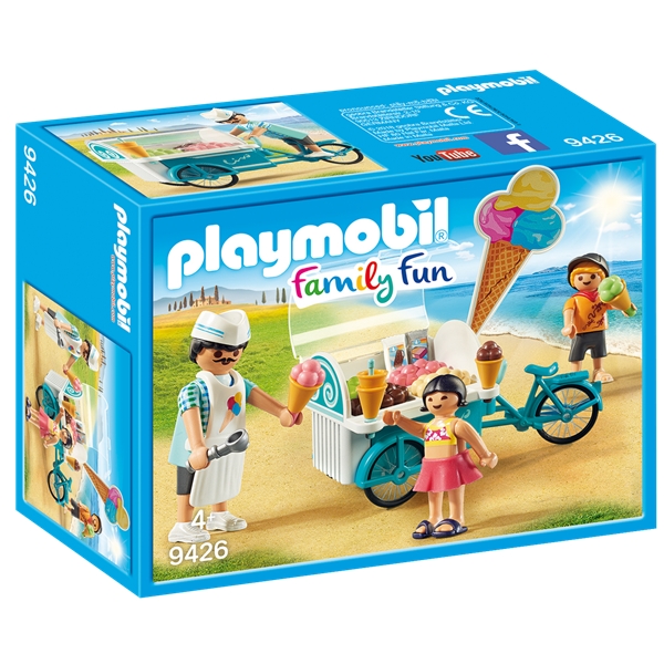 9426 Playmobil Cykel med glassvagn (Bild 1 av 3)