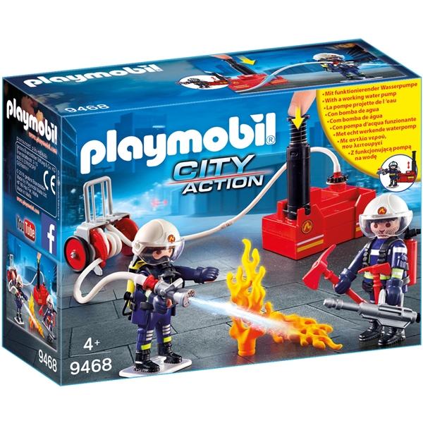 9468 Playmobil Brandmän med vattenpump (Bild 1 av 2)