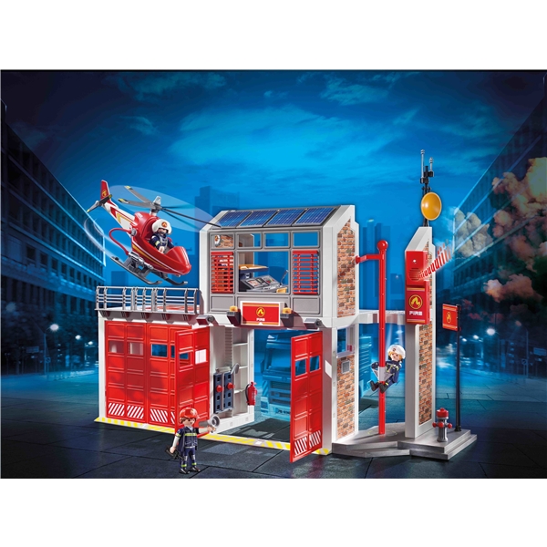 9462 Playmobil Stor brandstation (Bild 2 av 2)