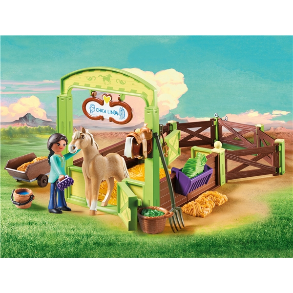 9479 Playmobil Hästbox Pru och Chica Linda (Bild 2 av 2)