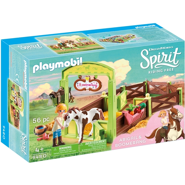 9480 Playmobil Hästbox Abigail och Boomerang (Bild 1 av 2)