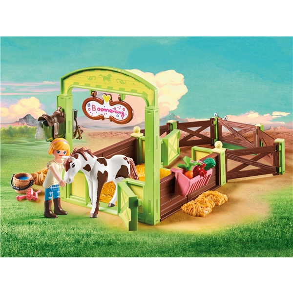 9480 Playmobil Hästbox Abigail och Boomerang (Bild 2 av 2)