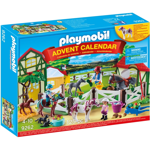 9262 Playmobil Adventskalender Ridanläggning (Bild 1 av 2)