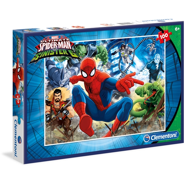Pussel 100 bitar Spiderman - Barnpussel - Clementoni | Shopping4net