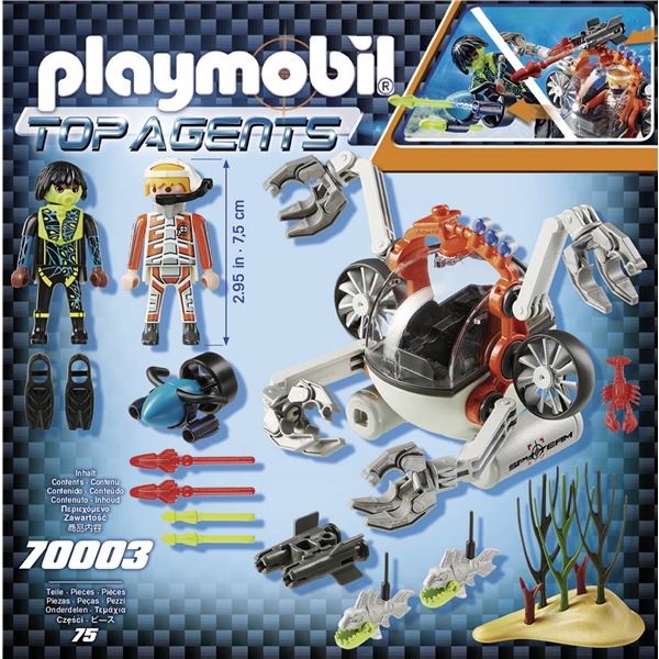 70003 Playmobil SPY TEAM Undervattenverkstad (Bild 2 av 3)