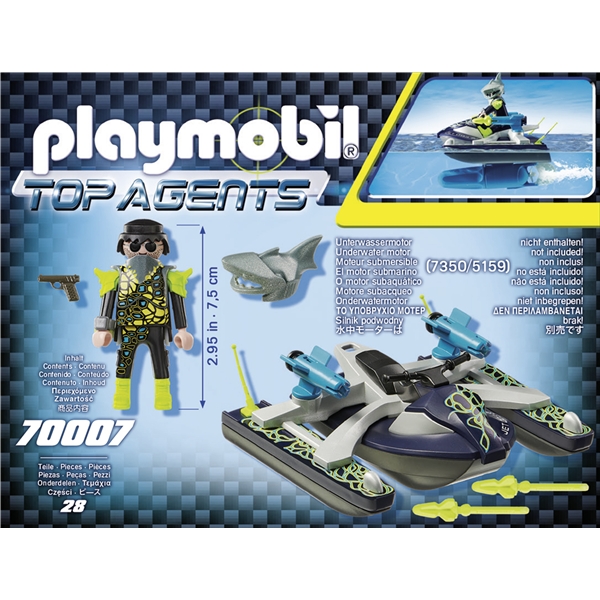 70007 Playmobil TEAM S.H.A.R.K Raketflotte (Bild 2 av 3)