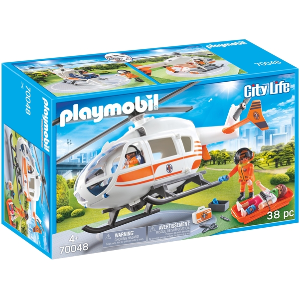 70048 Playmobil Räddningshelikopter (Bild 1 av 3)