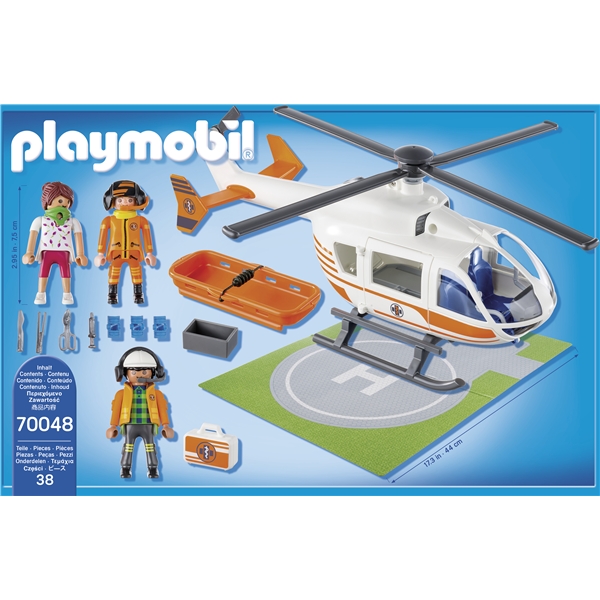70048 Playmobil Räddningshelikopter (Bild 2 av 3)
