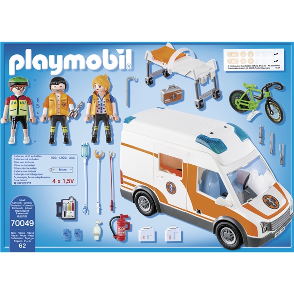 70049 Playmobil Ambulans med Blinkande Ljus (Bild 2 av 3)