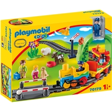 70179 Playmobil Min Första Tågbyggsats
